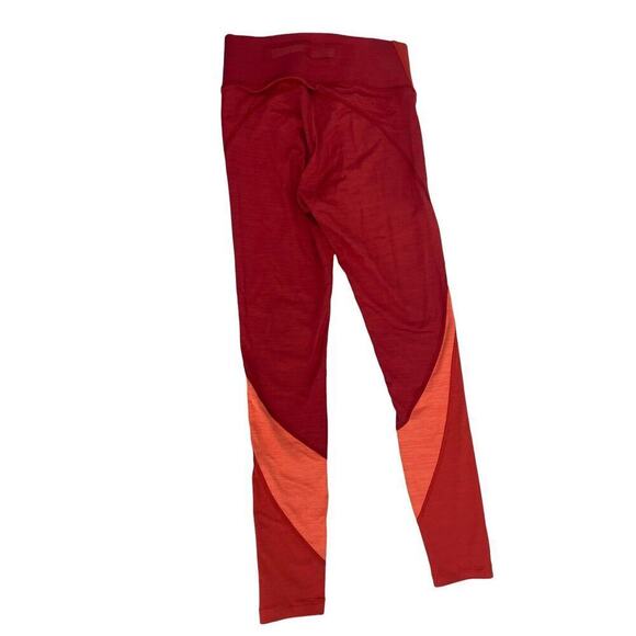 Outdoor Voices Womens Red Orange Ankle Athletic Leggings Size XS Contrast 25" - Picture 8 of 9